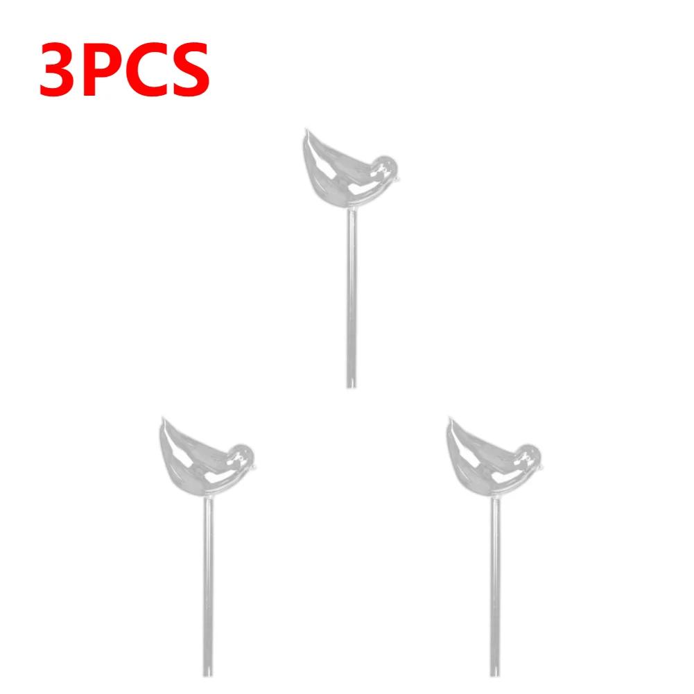 6-1Pc PVC Transparent Plants Watering Bulbs Bird Shape Automatic Drip Irrigation Self Watering Device Home Flower Waterer Bulbs