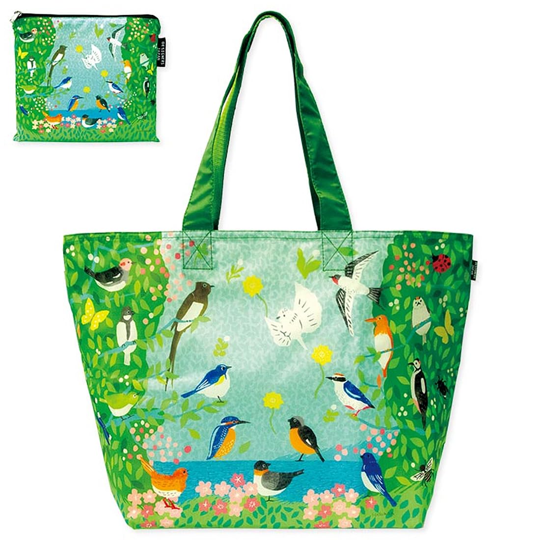 

Большой эко-холодильник с сумкой для хранения [Степной суслик], на молнии, складной, вместимость, сумка, милый, (Лесные щебеты)