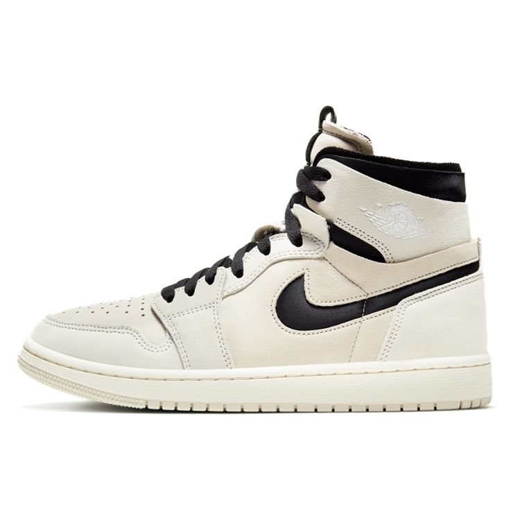 

Air Jordan 1 Zoom Summit Белые женские кроссовки Black Sail Light-Orewood-Brown CT0979-100