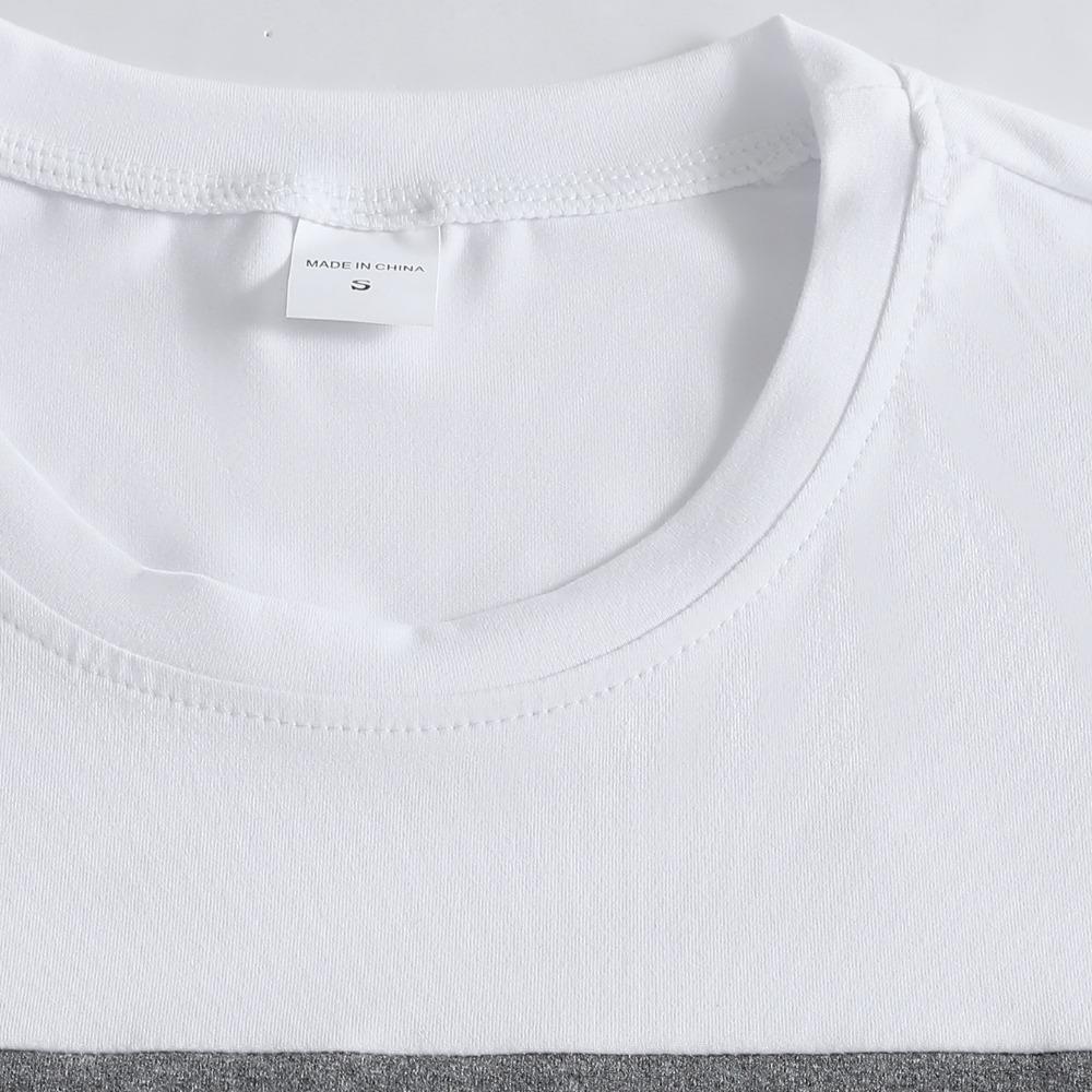 Summer Men's Round-neck Short-sleeved Patchwork Color-blocking Fashionable and Breathable Casual Top Short-sleeved T-shirt