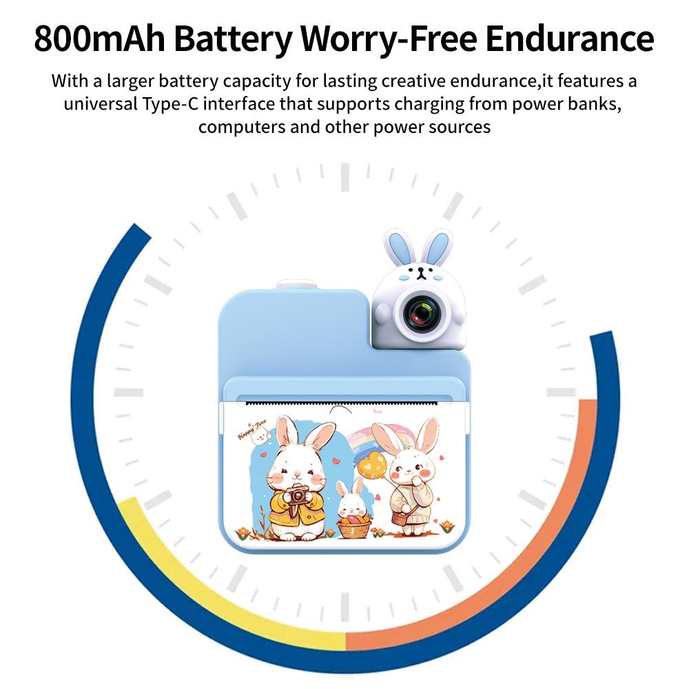 3.0 High-definition Children's Polaroid Camera, Capable of Taking Photos, Videos, and Printing Digital Cameras
