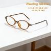 Retro Personalized HD Elliptical Frame Women's Reading Glasses Ultra Light Neutral High Quality Anti Blue Light Glasses