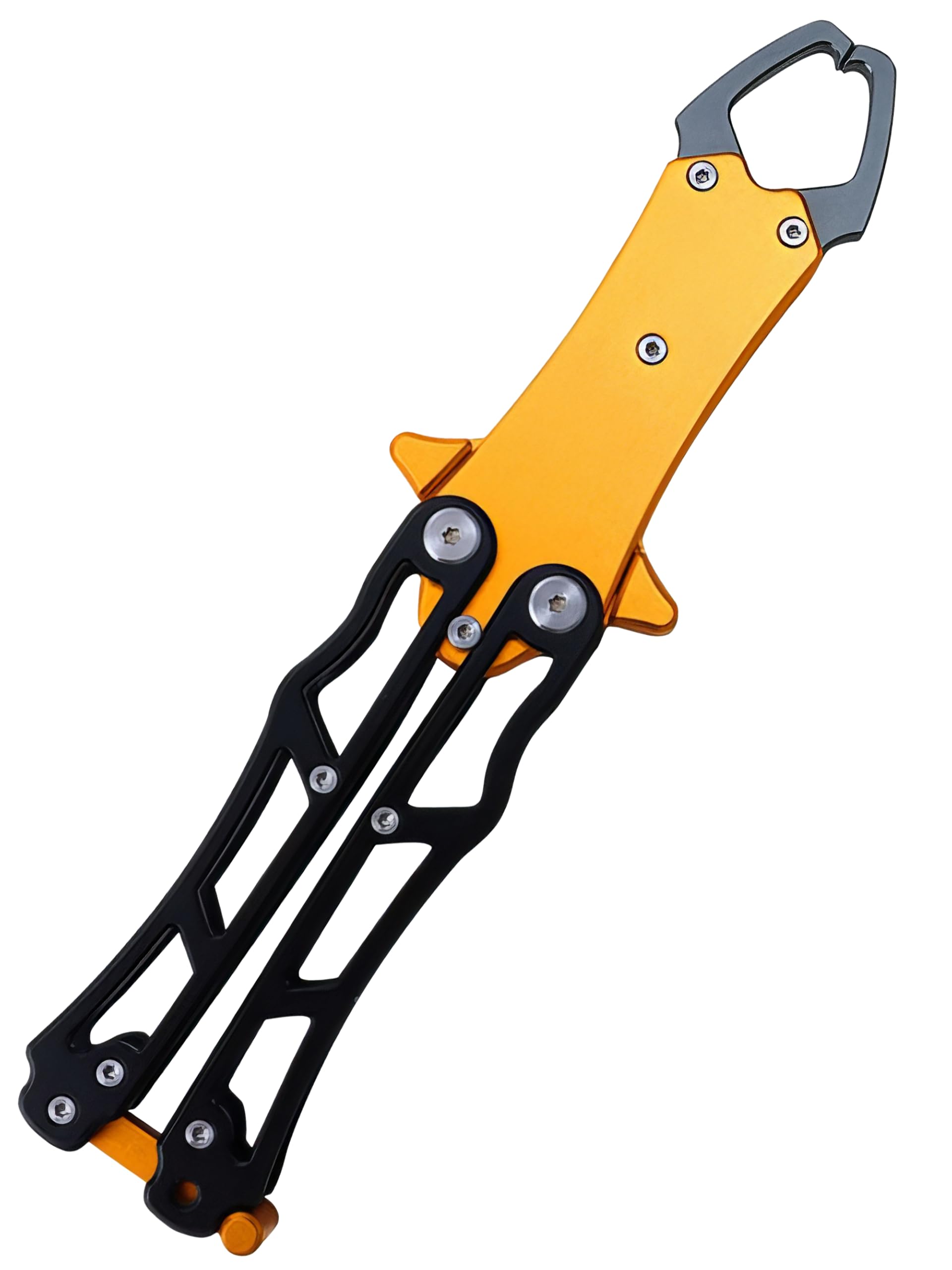 

eeldog Fish Butterfly Lightweight and Compact Grip, Type, (Gold Black)