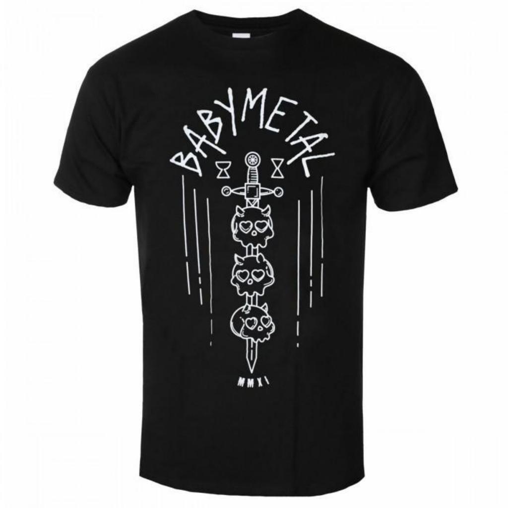 Babymetal Unisex Adult Skull Sword Cotton T-Shirt