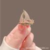 New Alloy Brooch High-end Niche Women's Peony High-end Pin Coat Suit High-end Versatile Brooch