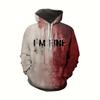 Spring And Autumn Fashion Men's Hoodie Bloody 3D Print Sweatshirt Hoodie Street Casual Boy Sweatshirt Hip Hop Men's Oversized Top Clothing