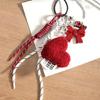 Braided Rope Keychain Bag Charms Handbag Hanging Ornament Bag Accessories Backpack Pendant Charm for Women Girls Gifts