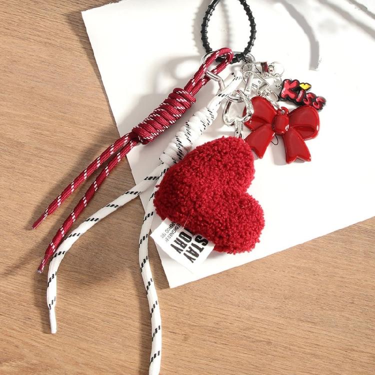 Braided Rope Keychain Bag Charms Handbag Hanging Ornament Bag Accessories Backpack Pendant Charm for Women Girls Gifts