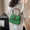 Premium retro saddle bag women's bag new fashion versatile shoulder messenger bag bamboo handbag bag women
