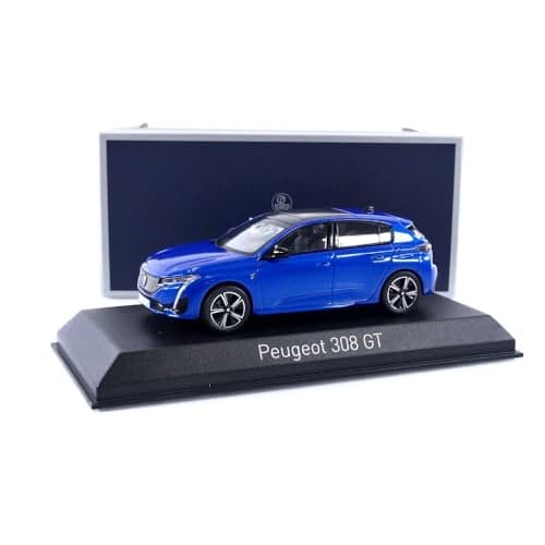 NOREV B Peugeot 308 GT 21 Vertigo Blue 1/43 Scale Model 473933