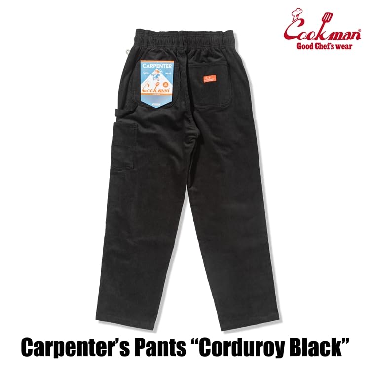 Cookman Carpenter's Pants Painter Pants - Corduroy Black (Size M)