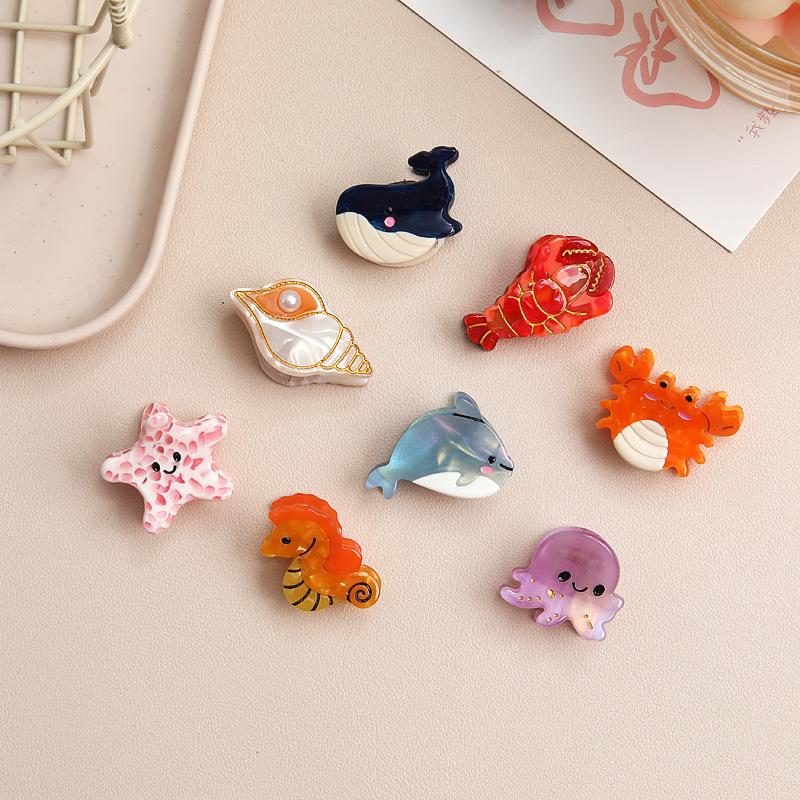 Elegant Acetate Animal Fish Shark Clip Cute Cartoon Hair Claw Cli Hairpins For Women Girls Headwear Hair Accessories Gifts