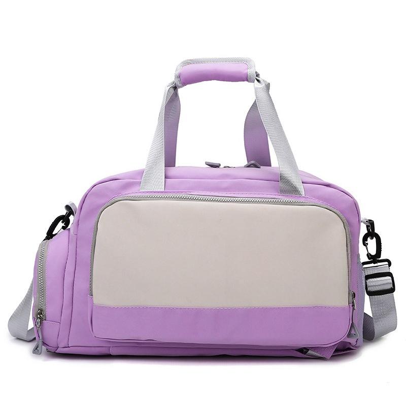 Modische Multifunktionale Großraum-Schuhaufbewahrung Handwärme Reisetasche Trocken- und Nassfach Sport-Gymnastiktasche Kann an Zugstange befestigt werden