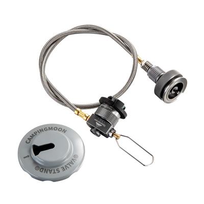 CAMPING MOON CB Can OD Can Kompatibler Adapter & Mehrgas-Schlauchleitung Komplettset, Einschraub-Umrüstadapter ST-310 Kompatibel mit Z11/Z13/Z21-70