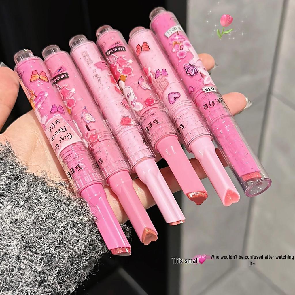 Gege Bear Garden Pink Rabbit Shimmering Moisturizing Lip Gloss