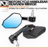 For CFMOTO 150 250 400 450NK 650NK CLX700 800NK 800NK Motorcycle Mirror Blue Glass Handle Bar End Rearview Rear View Side Mirror