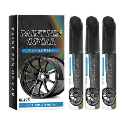 30ml Car Wheel Paint Repair Pen Car Wheel Scratch Remover Pen Black Rims Touch-Up Paint Pen Car Scratch Repair Pen