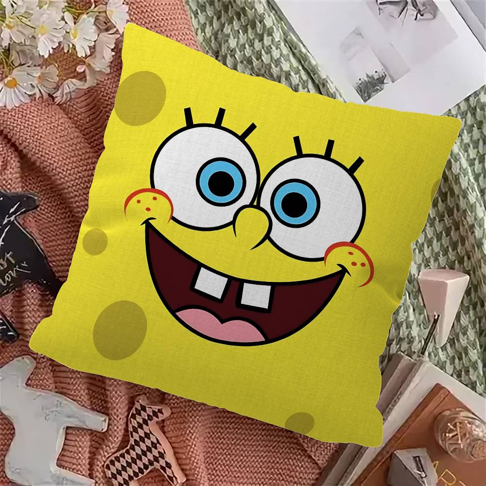 S-SpongeBob S-Pantaloni Quadrati Federa Cuscino Design Copricuscino Decorazione Decorazione Festiva