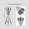 ZISIZ 304 Stainless Steel Etched Wine Measurer