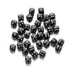 30Pcs/Lot 8mm Acrylic Dice Beads Square Shape Spaced Loose Beads for DIY Bracelet Necklace Charms Jewelry Making Accessories