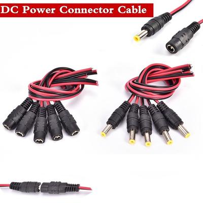 5 Pcs Jack DC Male Female Cable Wire Connector 12V