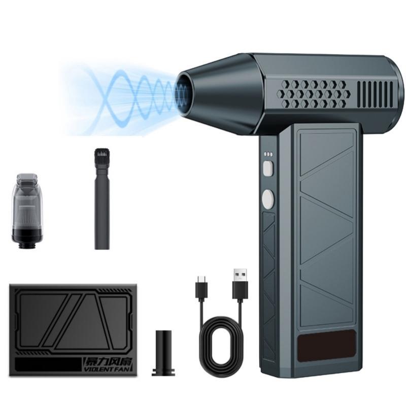 Electric Air Duster With 130K RPM Brushless Motor 3 Adjustable Speeds For Computer Car Interior Cleaning And Vacuum Packaging