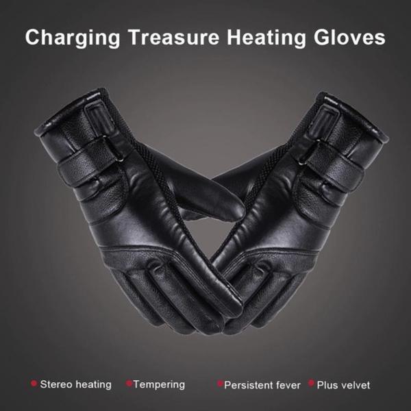 Winter Gloves Electric Heated Gloves Waterproof Windproof USB Powered Heated Gloves (Switch Type/thermostat Type)