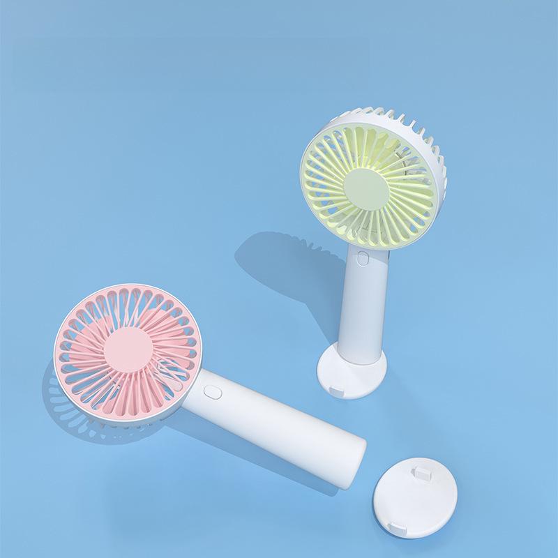 Compact USB Rechargeable Handheld Fan - Ideal for Dorms, Desktops, and Gifts