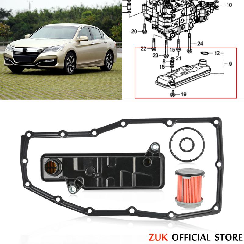 ZUK For HONDA ACCORD CIVIC 2016- For CR-V 2015- For ODYSSEY 2016- Transmission Filter Gasket Kit 25420-5X9-003TZ