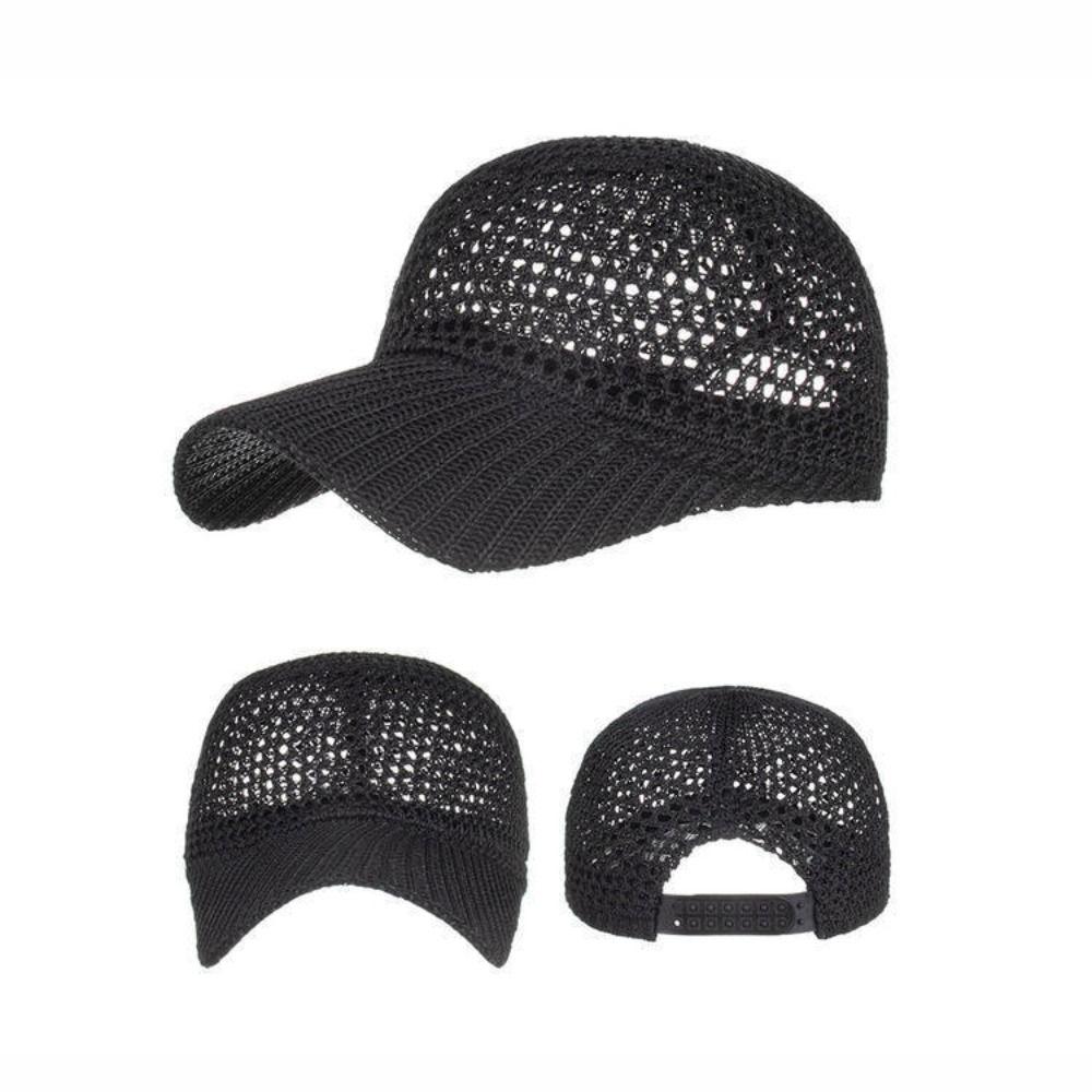Breathable Net Baseball Hats Waterproof Summer Sun Hat Fashion Mesh Baseball Cap For Man Women