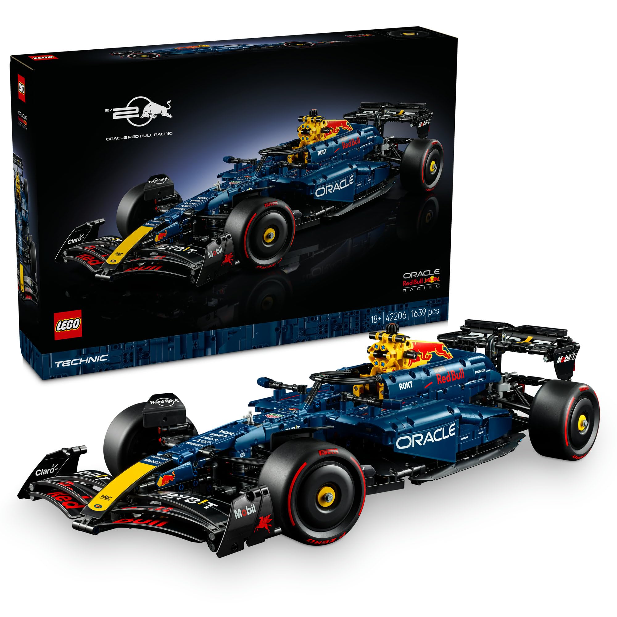 

LEGO Technic Oracle Red Bull Racing RB20 F1 Автомобиль, 1639 деталей, Игрушка, Подарок на день рождения, Подарок на Рождество, Коллекционная модель, Транспортное средство, Автомобиль, Миниатюрный автомобиль, Модель автомобиля