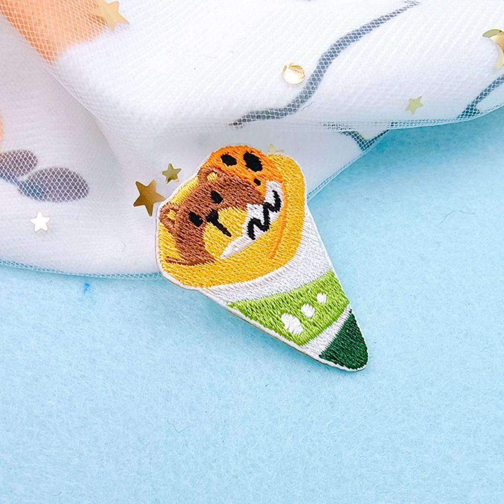 8PCS Self-adhesive Clothing Patch Fruits Clothes Appliques Phone Case Embroidered Patch  Sewing