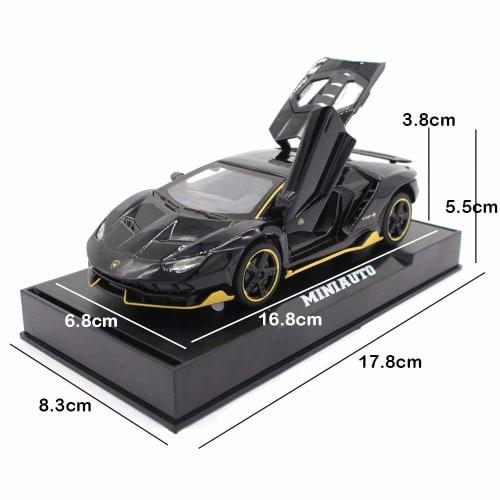 Lamborghini Centenario Miniature Car, Diecast Car, 1/32 Scale, Toy Car, LP770-4, Lamborghini Sports Car Model, Alloy Model, Toy Car for Kids