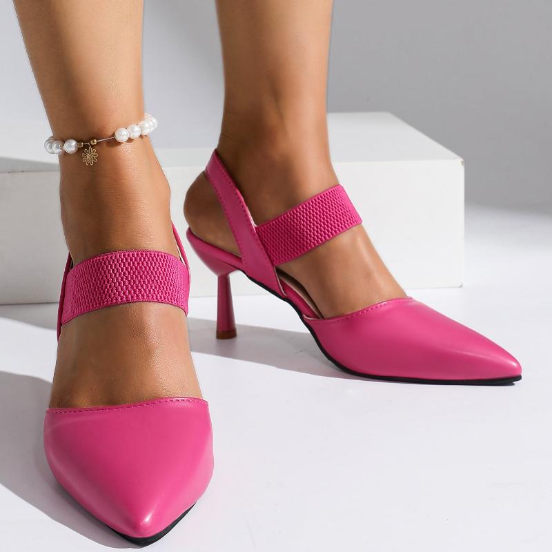 Womens Boots Knee High Low Heel Women'S Fashion Pointed Toe Solid Color Fine High Heeled Sandals High Heel for Women Arch