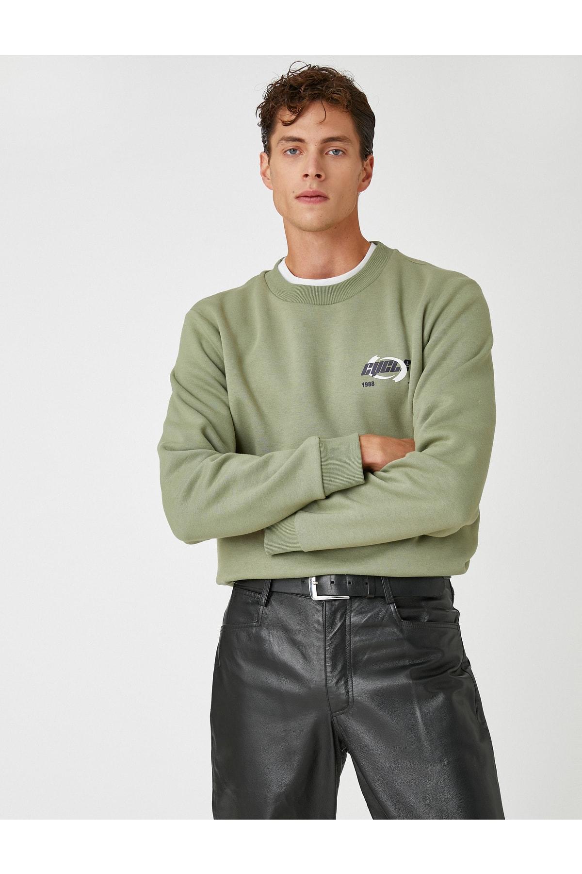 

Sweatshirt - Green - Regular fit