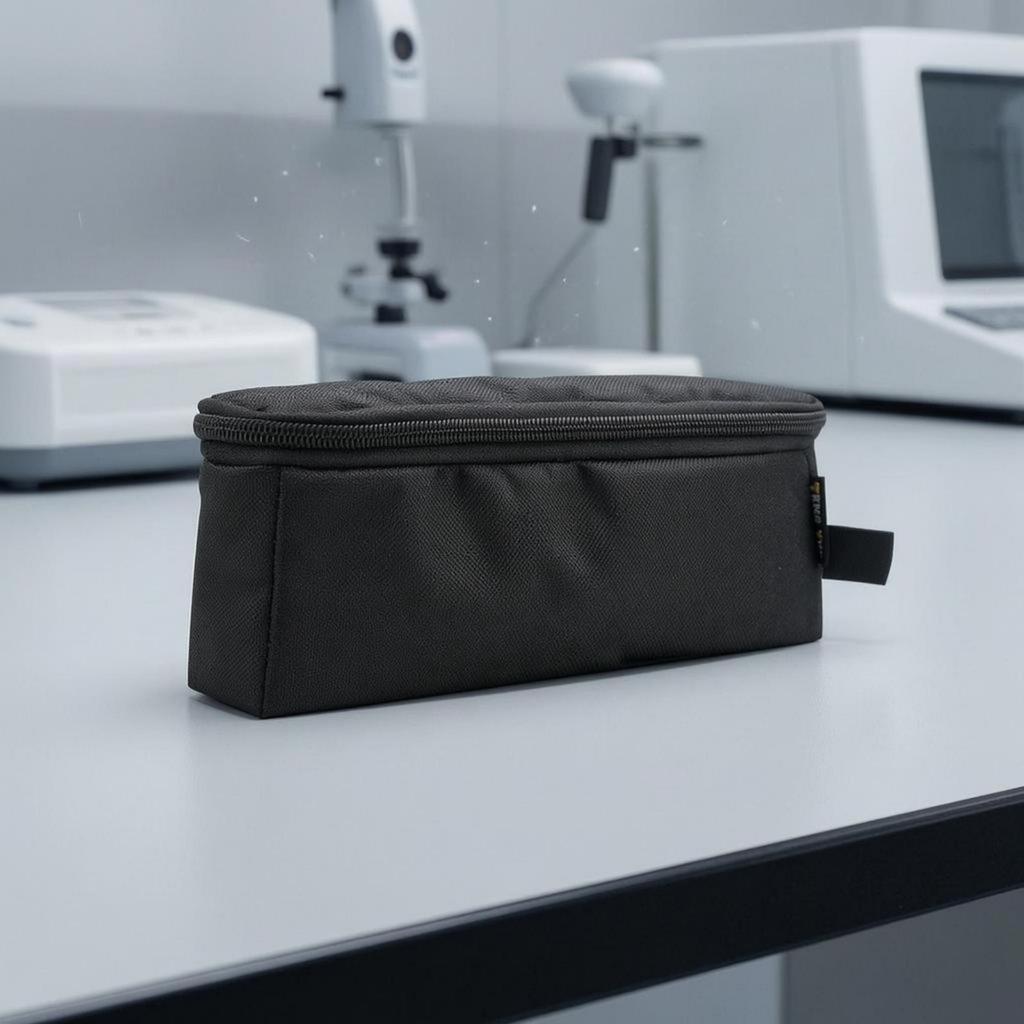 Handheld Storage Bag Oxford Cloth Zippered Side of Strap Zipper Pouch