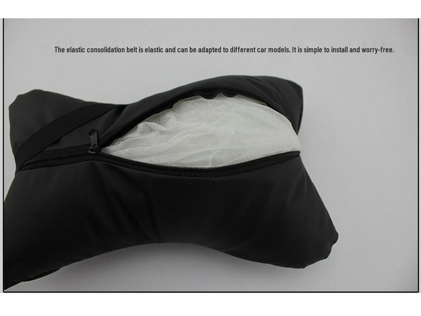 Universal Red Wine Car Neck Pillow & Lumbar Support Cushion for All Seasons, for Both Adults and Children.
