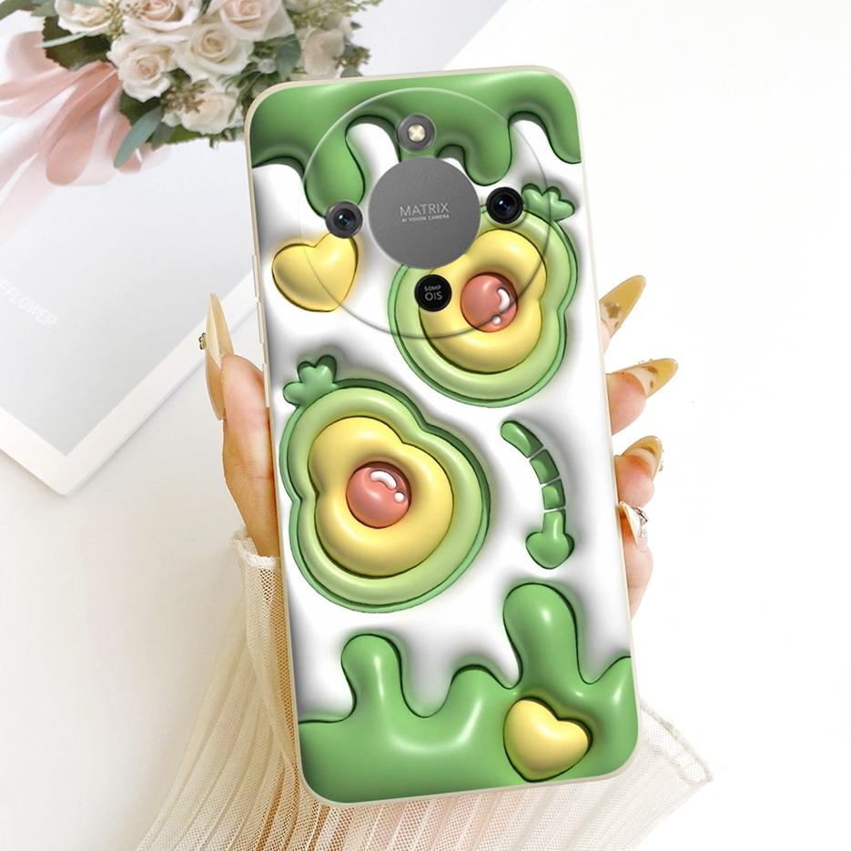 For Honor Magic 8 Lite Case Honor X9d MTN-NX1 Cute Dog Panda Cartoon Cover Silicone Case For Honor X70 X 70 HonorX9d Soft Fundas