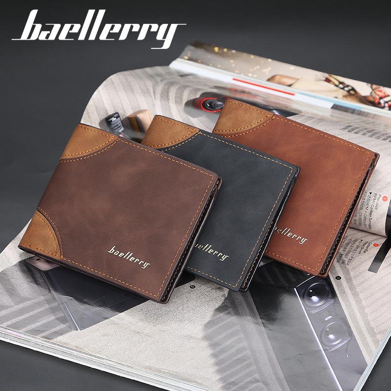 Baellerry Men Fashion Card Holder Wallet Classic Wallets Vintage Business Design Purse GZW