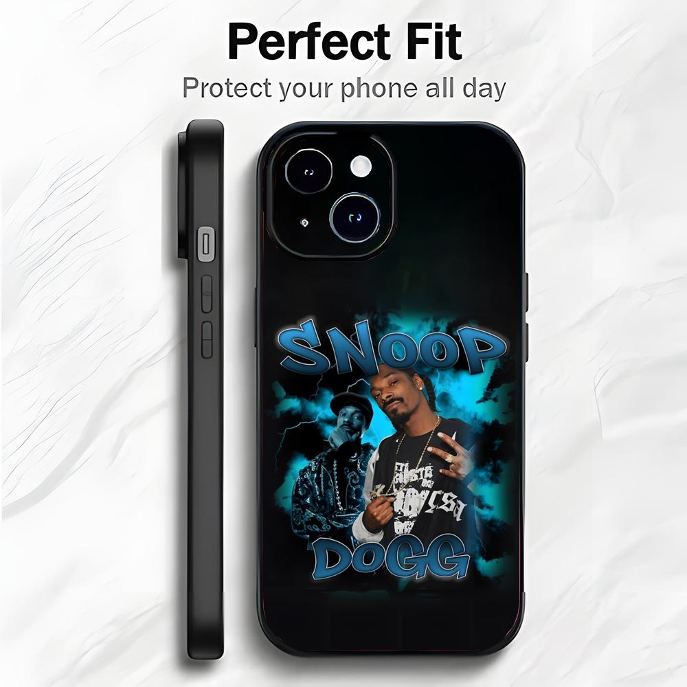 HipHop American Rapper S-Snoop D-Dogg Phone Case Phone Case Soft Packaging Lightweight For iPhone17 16 15 14 13ProMax