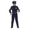 610,000 Halloween Children's Dress-up Clothing Police Uniform Boys and Girls Slim-fit One-piece Police Skirt Military Uniform