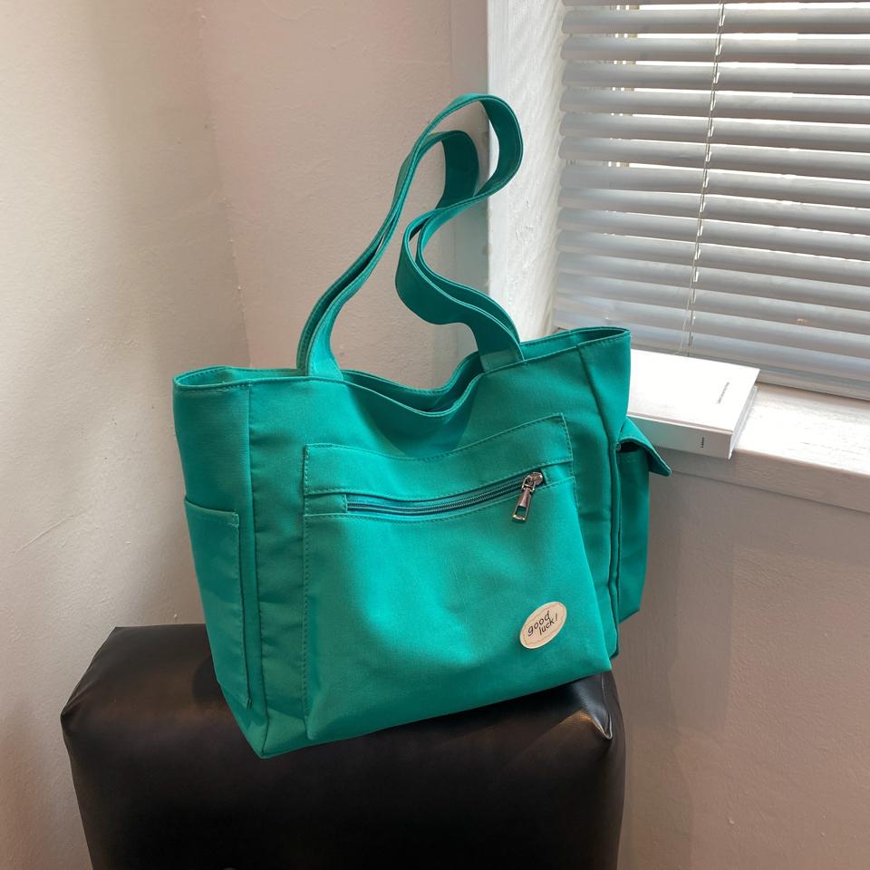 New Women's Oxford Tote Bag - Large Capacity Fashion Shoulder Bag for Students & Commuters