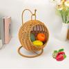 Organizer Imitation Vine Weaving Basket Multipurpose Storage Basket  Sundries Storage Bin