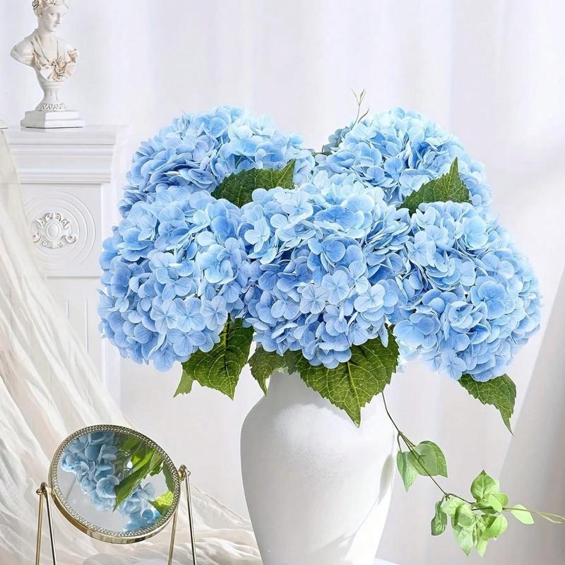 1PCS Artificial Hydrangea, Fake Hydrangea, Faux Plant, Spring Decoration, High-Quality Artificial Flower For DIY Wedding Bouquets, Parties, Home