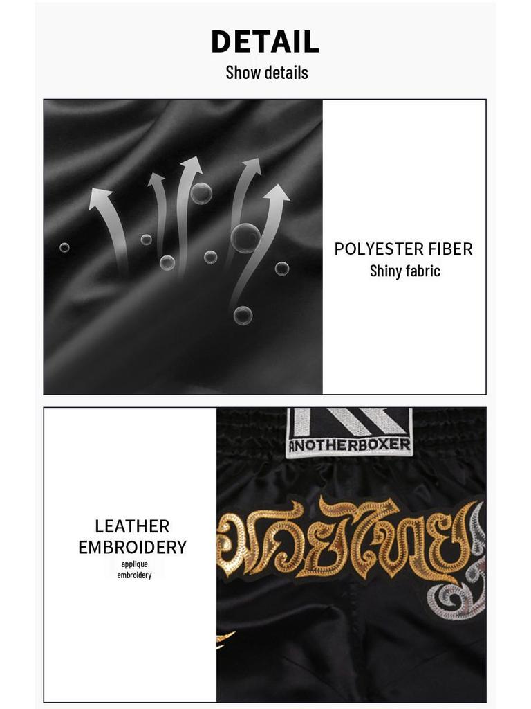 Anotherboxer Dětské Muay Thai Sanda Letní Tréninkové a Závodní Šortky