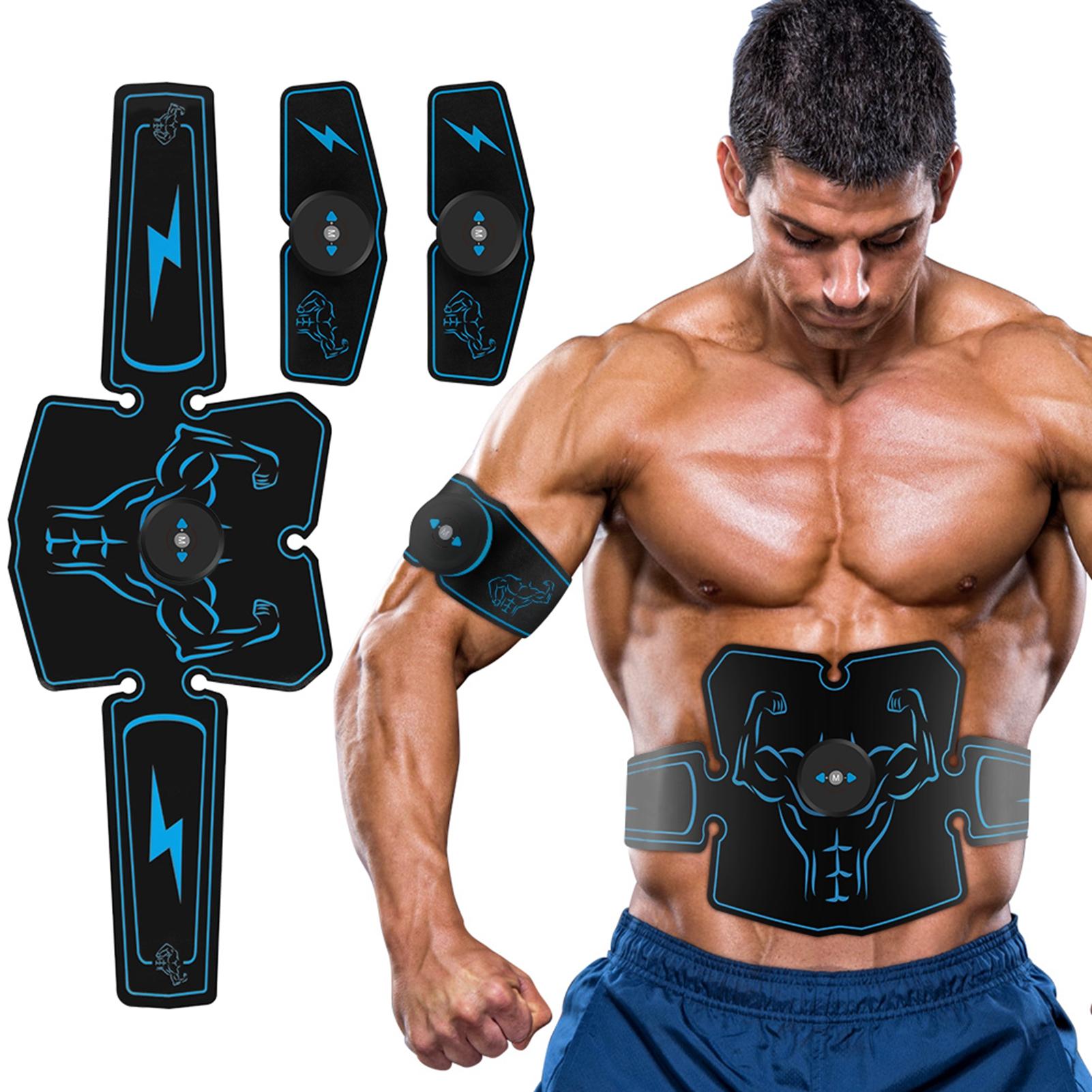 

Haofy ABS Stimulator Abdominal Muscle Toner Trainer, USB Rechargeable 6 Modes 10 Levels Ultimat