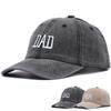 Unisex Washed Cotton Cap DAD MOM Embroidery Baseball Cap Outdoor Couple Chic Dad Hats