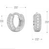 Ear Jewelry Zircon Hoop Earrings Temperament Women Sparkling Earrings  Daily Wear