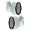 2pcs Pool Hose Adapter Type B Hose Adapter 1.25in To 1.5in Hose Conversion Adapter For Intex 29061E Type B Intex Pool Parts