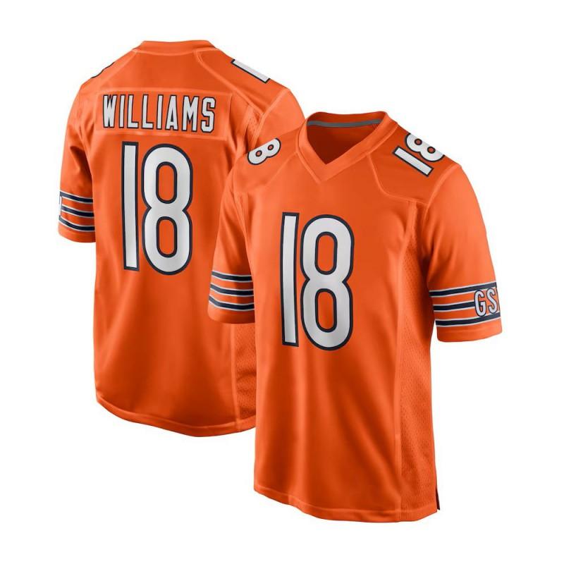 Chicago Bears NFL Trikot - 18 Williams 54 Urlacher Bestickt Football Herren